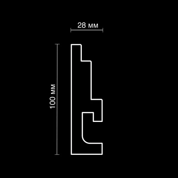 Плинтус напольный Artpole LPL3