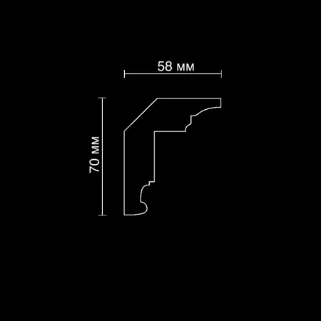 Карниз потолочный гипсовый Artpole SKT297