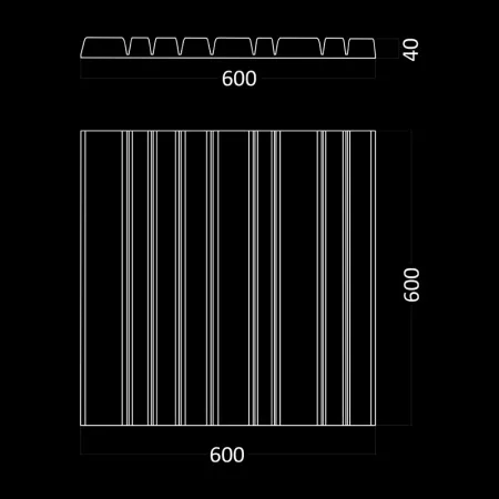 Гипсовая 3D панель Artpole MATRIX