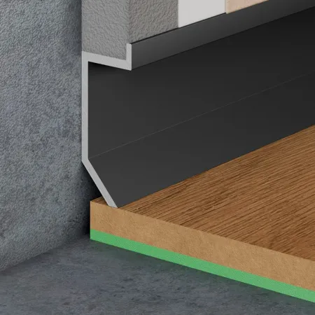 Теневой плинтус Pro Design Slim 723 Черный муар