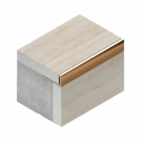 Профиль L-образный латунь 10мм NEEXY (антик медь светлая)