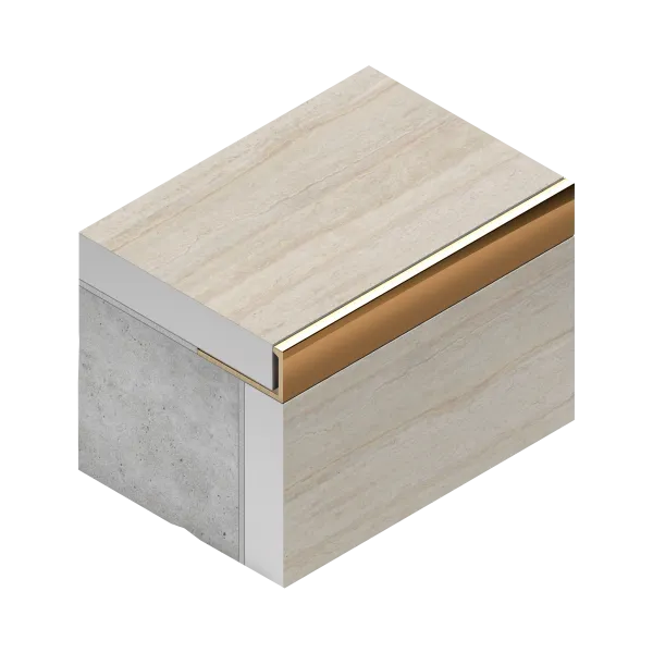 Профиль L-образный латунь 8мм NEEXY (антик медь светлая)