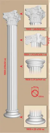 Капитель колонны Decomaster 90030-3
