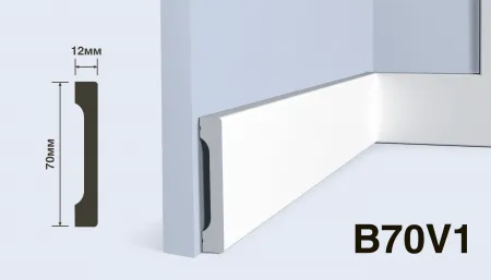 Плинтус напольный HIWOOD B70V1