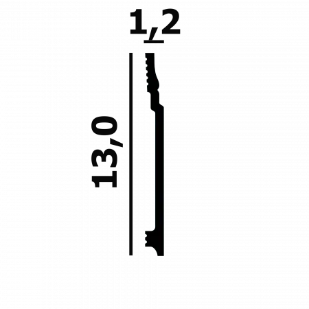 Плинтус напольный Перфект Plus Р117