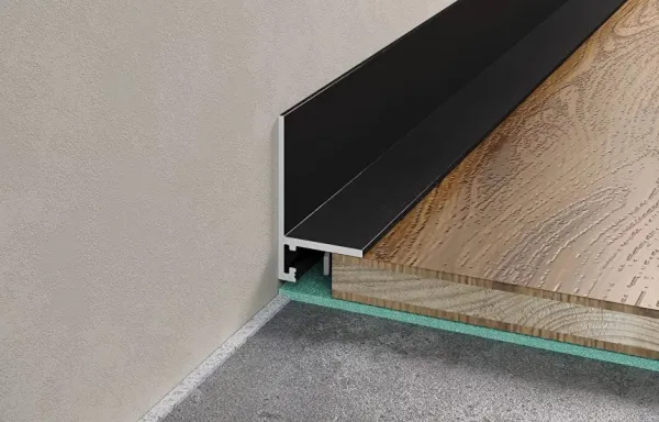 Микроплинтус LACONISTIQ Micro-L угловой Чёрный матовый 2.7