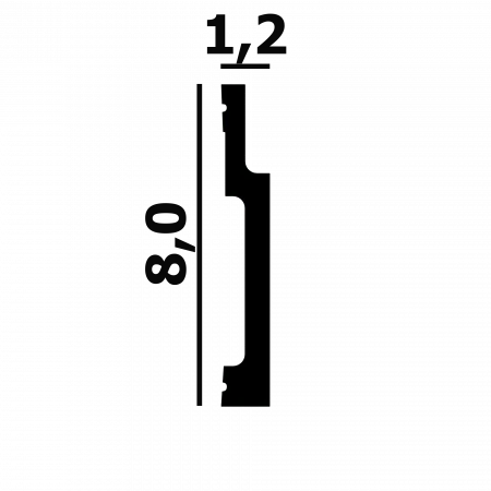 Плинтус напольный Перфект Plus Р116