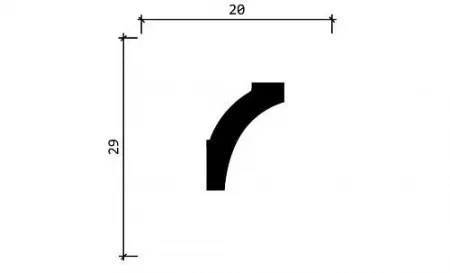 Карниз потолочный DECOR DIZAYN DD36