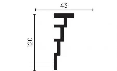 Карниз потолочный DECOR DIZAYN DD514