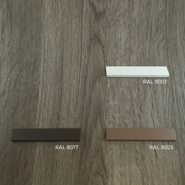 Микроплинтус L-образный с пружинами ФЕСО RAL 9001 кремово-белый