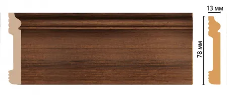 Плинтус напольный Decomaster D005-74