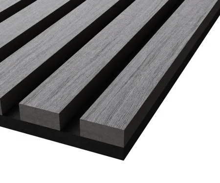 Акустическая панель COSCA черный войлок Дуб ардженто светло-серый