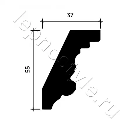 Карниз потолочный Европласт 1.50.289