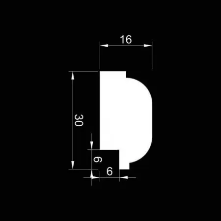 Молдинг для панелей Evrowood MP 02