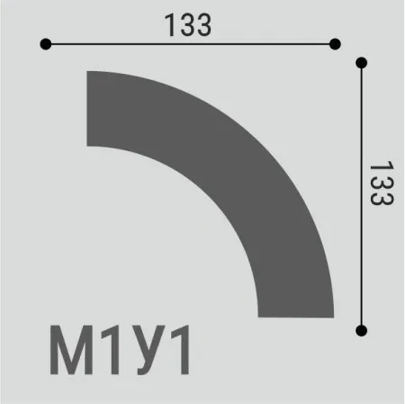 Угловой элемент Де-Багет М1У1