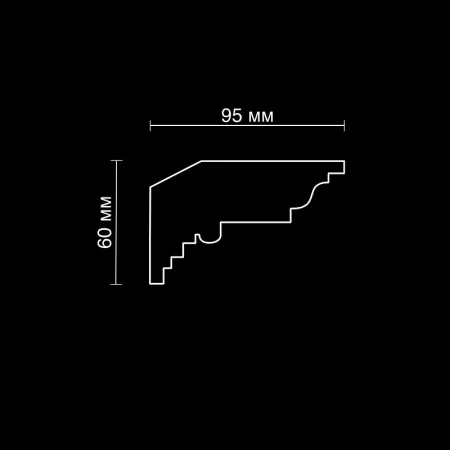 Карниз потолочный гипсовый Artpole SKT36