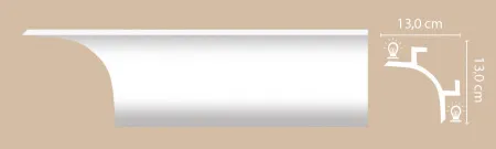 Карниз потолочный Decomaster A208