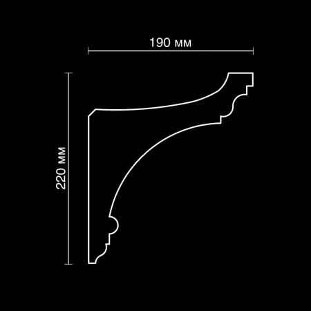 Карниз потолочный гипсовый Artpole SKTL166