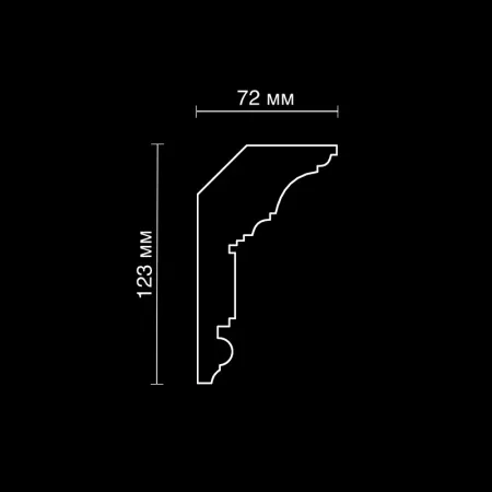 Карниз потолочный гипсовый Artpole SK43N