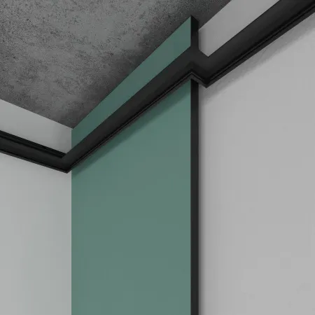 Теневая рейка LACONISTIQ Multilevel (разноуровневая) Черный