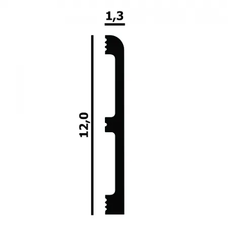 Плинтус напольный Перфект Plus Р68