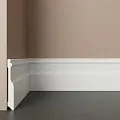 Плинтуса напольные мдф белые