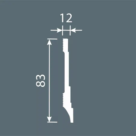 Плинтус напольный COSCA PX042