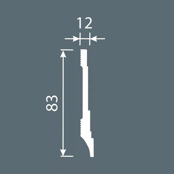 Плинтус напольный COSCA PX042