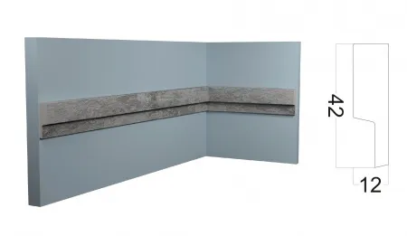 Финишный молдинг PAOLO ARTE Kr168M-12