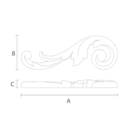 Орнамент STAVROS PU-282L/1