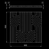 Гипсовая 3D панель Artpole ELIZIUM