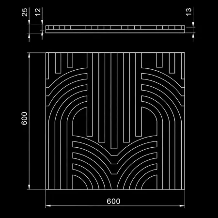 Гипсовая 3D панель Artpole ELIZIUM