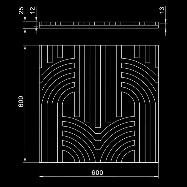 Гипсовая 3D панель Artpole ELIZIUM
