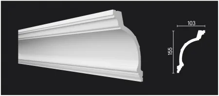 Карниз потолочный DECOR DIZAYN DD521