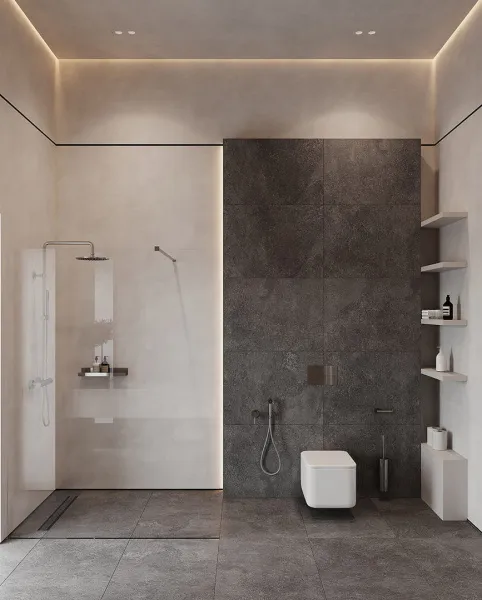 Разделительный теневой профиль D007 Черный