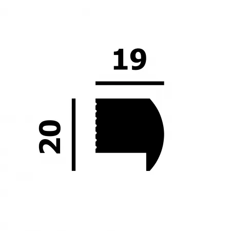 Молдинг Перфект Plus Р197