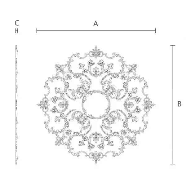 Розетка потолочная STAVROS CPU-069