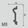 Молдинг Де-Багет М 8 80/20