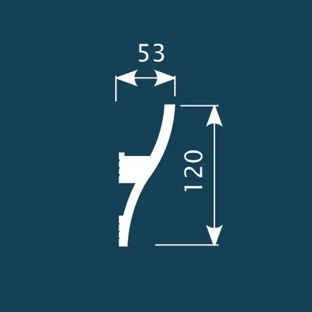 Карниз потолочный COSCA KX002