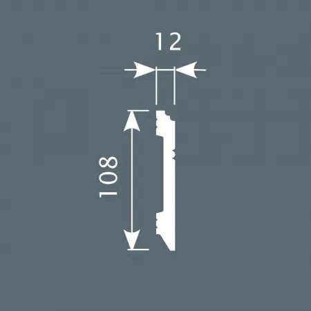 Плинтус напольный COSCA PX005