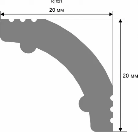 Карниз потолочный Artiva RT021