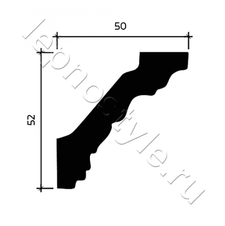 Карниз потолочный Европласт 1.50.187