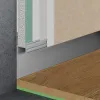 Теневой плинтус скрытого монтажа Pro Design 380 Анодированный(без рассеивателя)