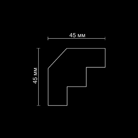 Карниз потолочный гипсовый Artpole SKT271