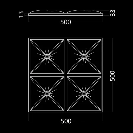 Гипсовая 3D панель Artpole CHESTER