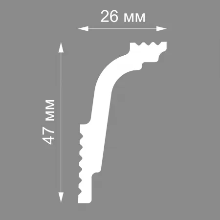 Карниз потолочный FORMAT 06011D