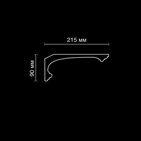 Карниз потолочный гипсовый Artpole SKT321