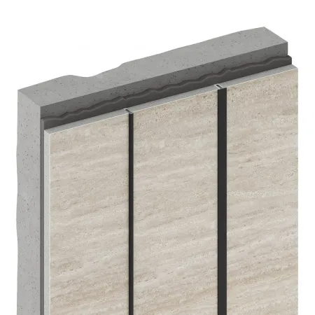 Разделительный теневой профиль D009.2A Латунный