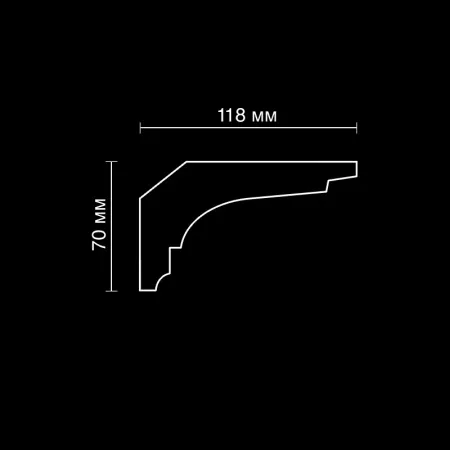 Карниз потолочный гипсовый Artpole SKT45