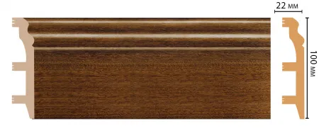 Плинтус напольный Decomaster D232-75